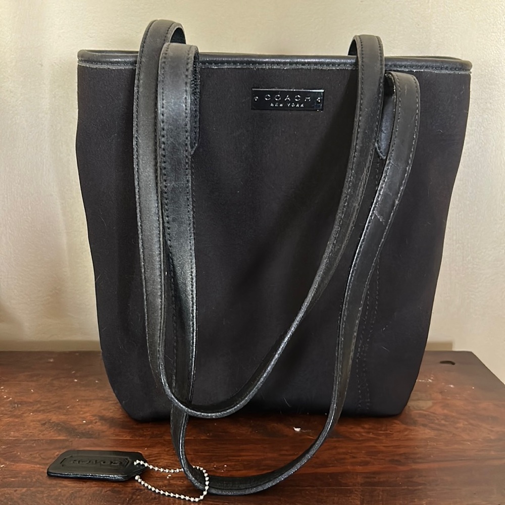 Coach Neoprene and Leather Tote